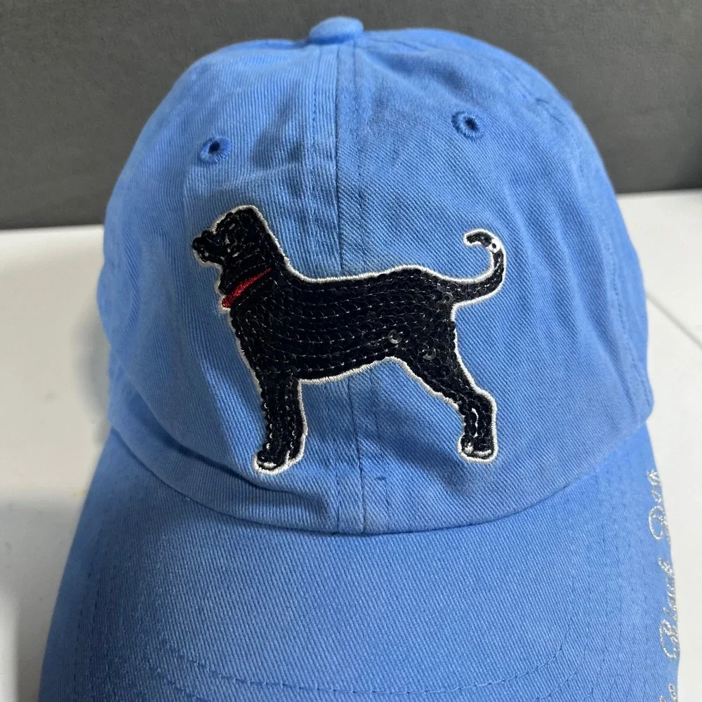 The Black Dog 47 Brand Kids Baseball Hat Blue Sequin Martha's Vineyard Cap